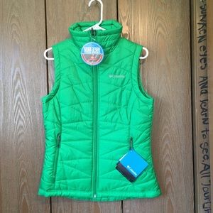 NWT Columbia stay warm green vest